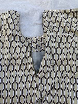 Vintage Y2K Donna Karen New York A Line Skirt Retro Print Eyelet DNKY JEANS SZ 8 - Thumbnail 10