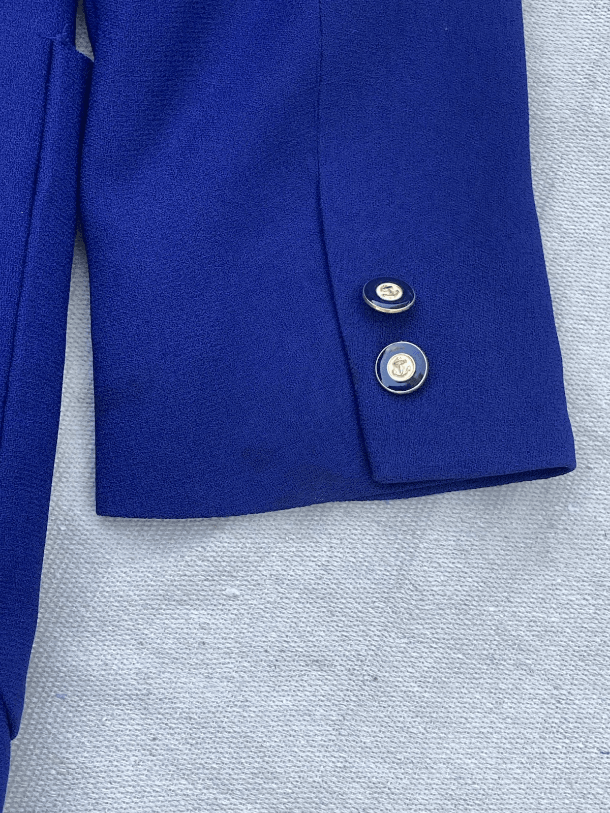 Vintage Liz Claiborne Nautical Blazer Emroidered Crest Blue Preppy 6P READ DESC - Thumbnail 18