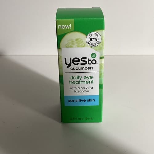 Say Yes To Cucumber Daily Eye Treatment With Aloe eye Cream Full Size .5 Oz - Thumbnail 4