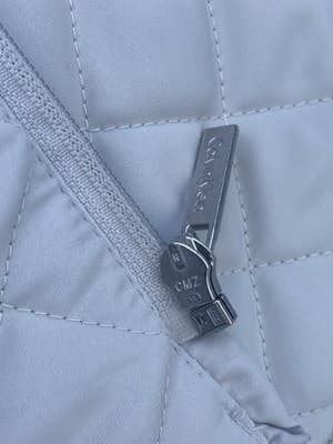 Calvin Klein Womens Quilted Puffer Coat Jacket Beige Leopard Size Small - Thumbnail 13