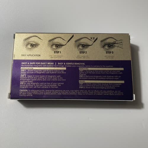 Dito False Magnetic 3D Faux Mink Eyelashes Two Sets Dito Magnetic Liner BAG KIT - Thumbnail 9