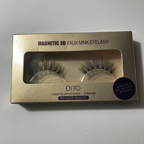Dito False Magnetic 3D Faux Mink Eyelashes Two Sets Dito Magnetic Liner BAG KIT - Thumbnail 11