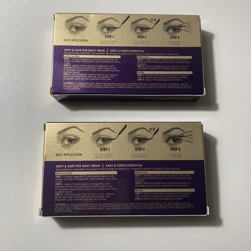 Dito False Magnetic 3D Faux Mink Eyelashes Two Sets Dito Magnetic Liner BAG KIT - Thumbnail 6