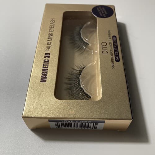 Dito False Magnetic 3D Faux Mink Eyelashes Two Sets Dito Magnetic Liner BAG KIT - Thumbnail 14