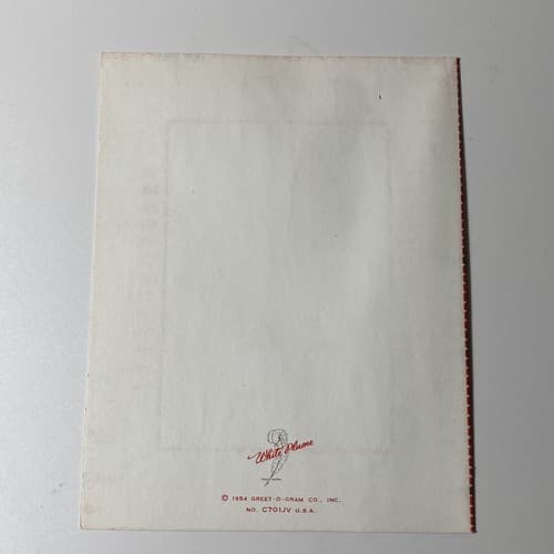 Vintage Christmas Blank Photo Greeting Cards MCM Xmas Ephemera Set Of 4 NOS Vtg - Thumbnail 7