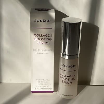 Sonage Collagen Boosting Serum Boxed 0.5 Oz. Vegan Collagen - Thumbnail 4