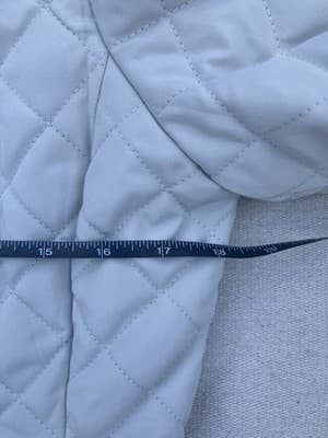 Calvin Klein Womens Quilted Puffer Coat Jacket Beige Leopard Size Small - Thumbnail 5