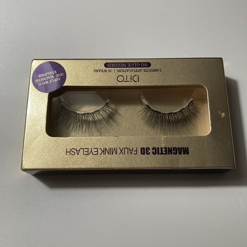 Dito False Magnetic 3D Faux Mink Eyelashes Two Sets Dito Magnetic Liner BAG KIT - Thumbnail 16
