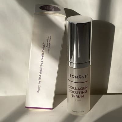 Sonage Collagen Boosting Serum Boxed 0.5 Oz. Vegan Collagen - Thumbnail 6
