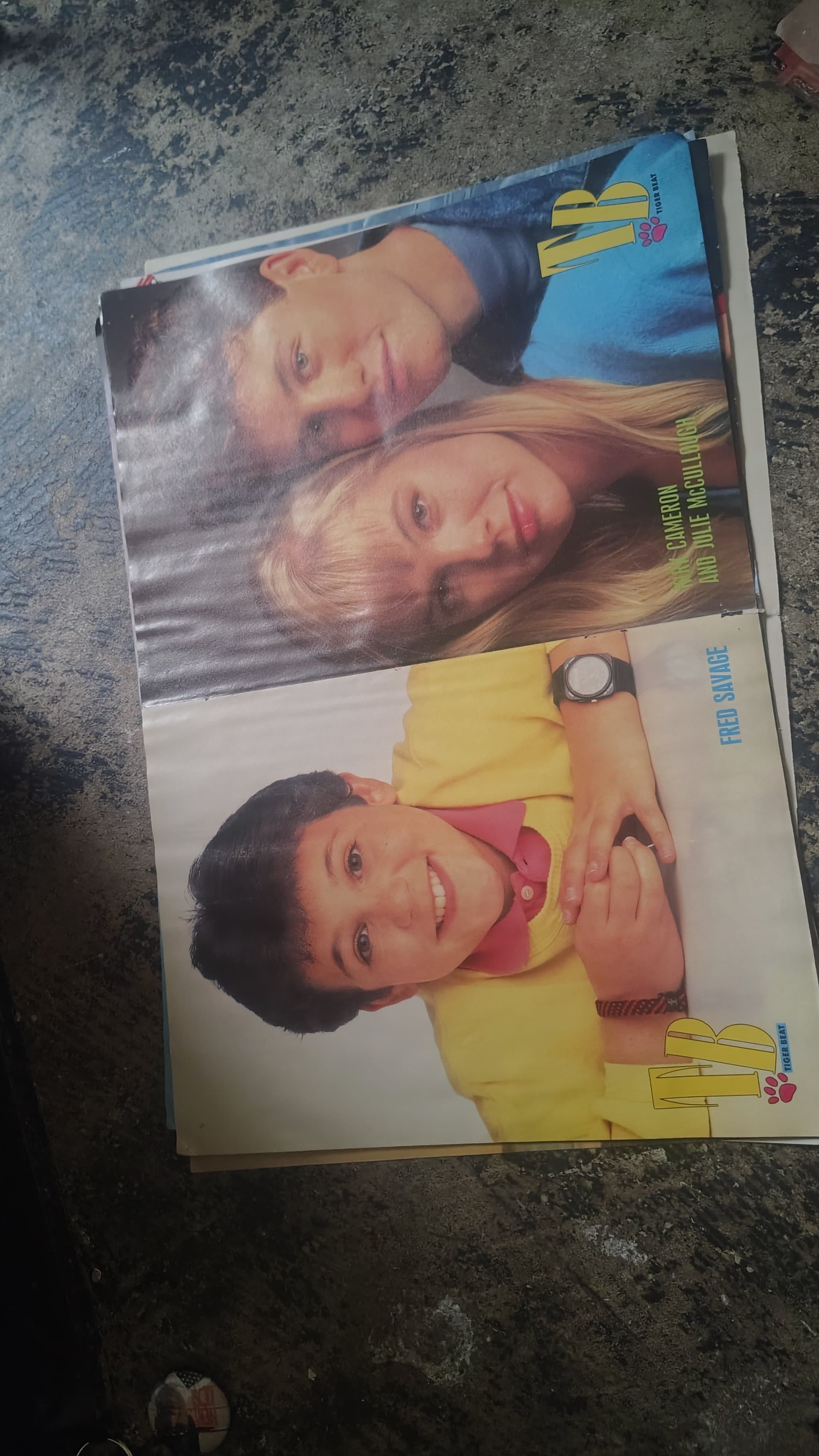 Vintage Teen Beat Magazine Posters 1980s