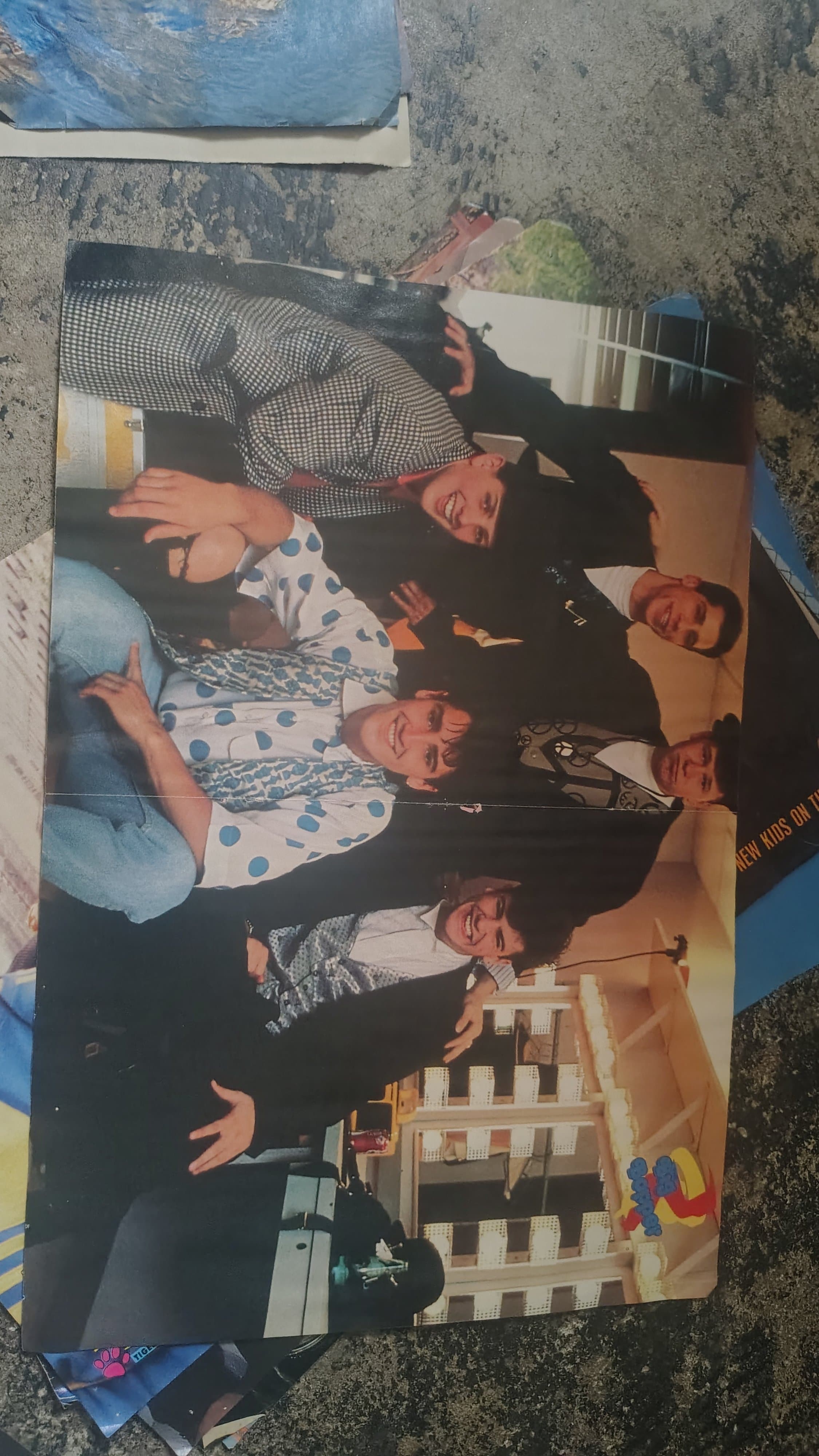 Vintage 1980s Boy Band Poster