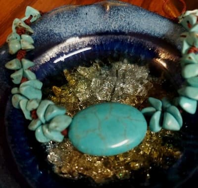 Turquoise Pendent Navajo Vintage Handmade Braclet Real Turquoise. - Thumbnail 2