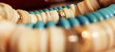 Turquoise Vintage Braclet & Coral Shell Native American Vintage. - Thumbnail 5