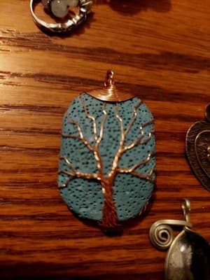 Vintage 3 Sterling Silver Pendants One Is Copper All In A Lot Super Cute. - Thumbnail 4