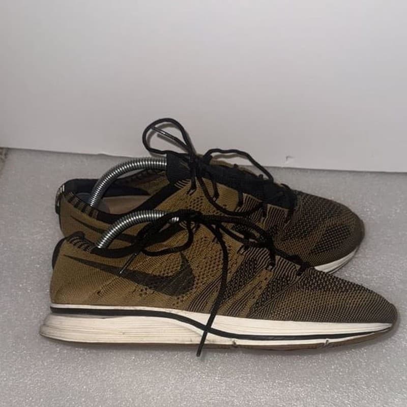 Nike Flyknit Trainer Golden Beige Black Gum Light Brown AH8396-203 - Thumbnail 3