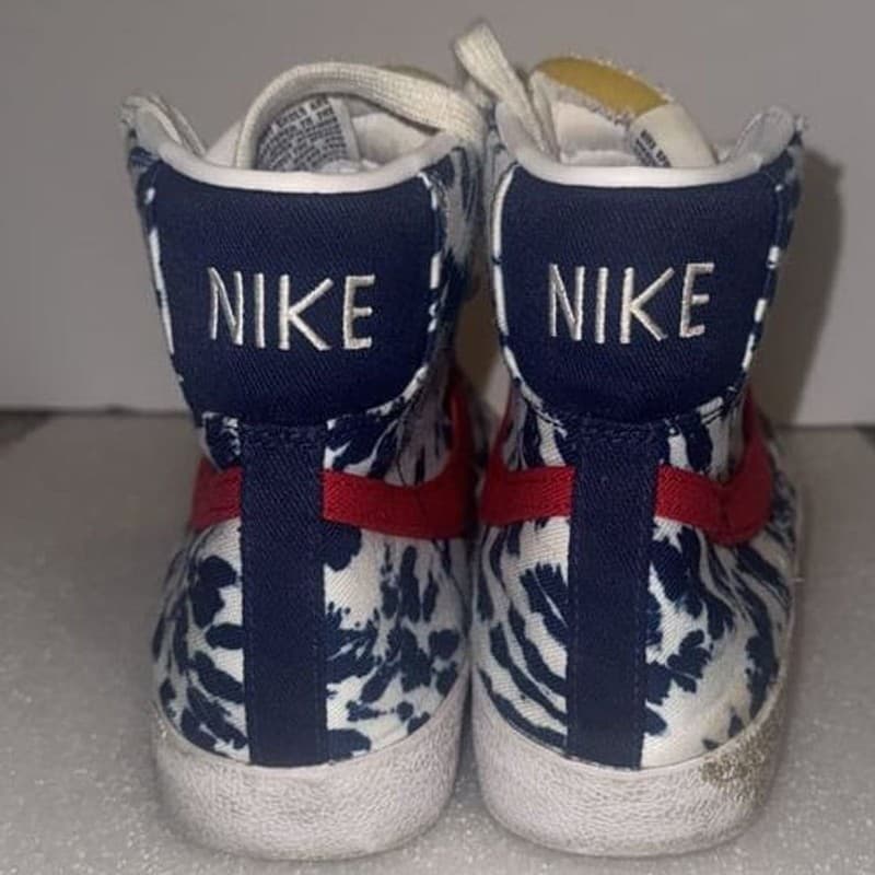 Nike Blazer Mid '77 Vintage Blue Tie-Dye - Thumbnail 2