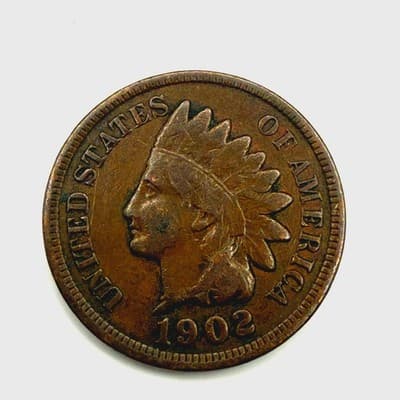 1902 indian head penny great visibility