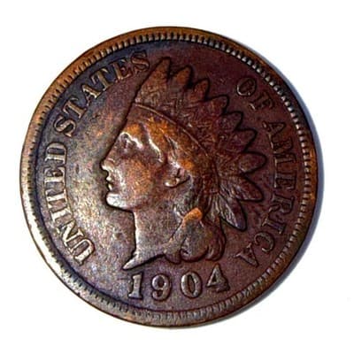 1904 indian head penny nice tone