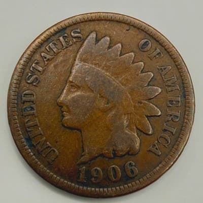 1906 indian head penny great visibility
