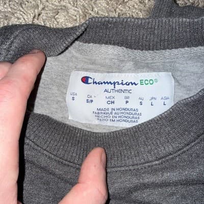 Champion grey crewneck - Thumbnail 5