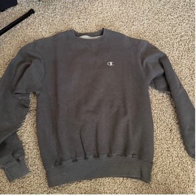 Champion grey crewneck - Thumbnail 4