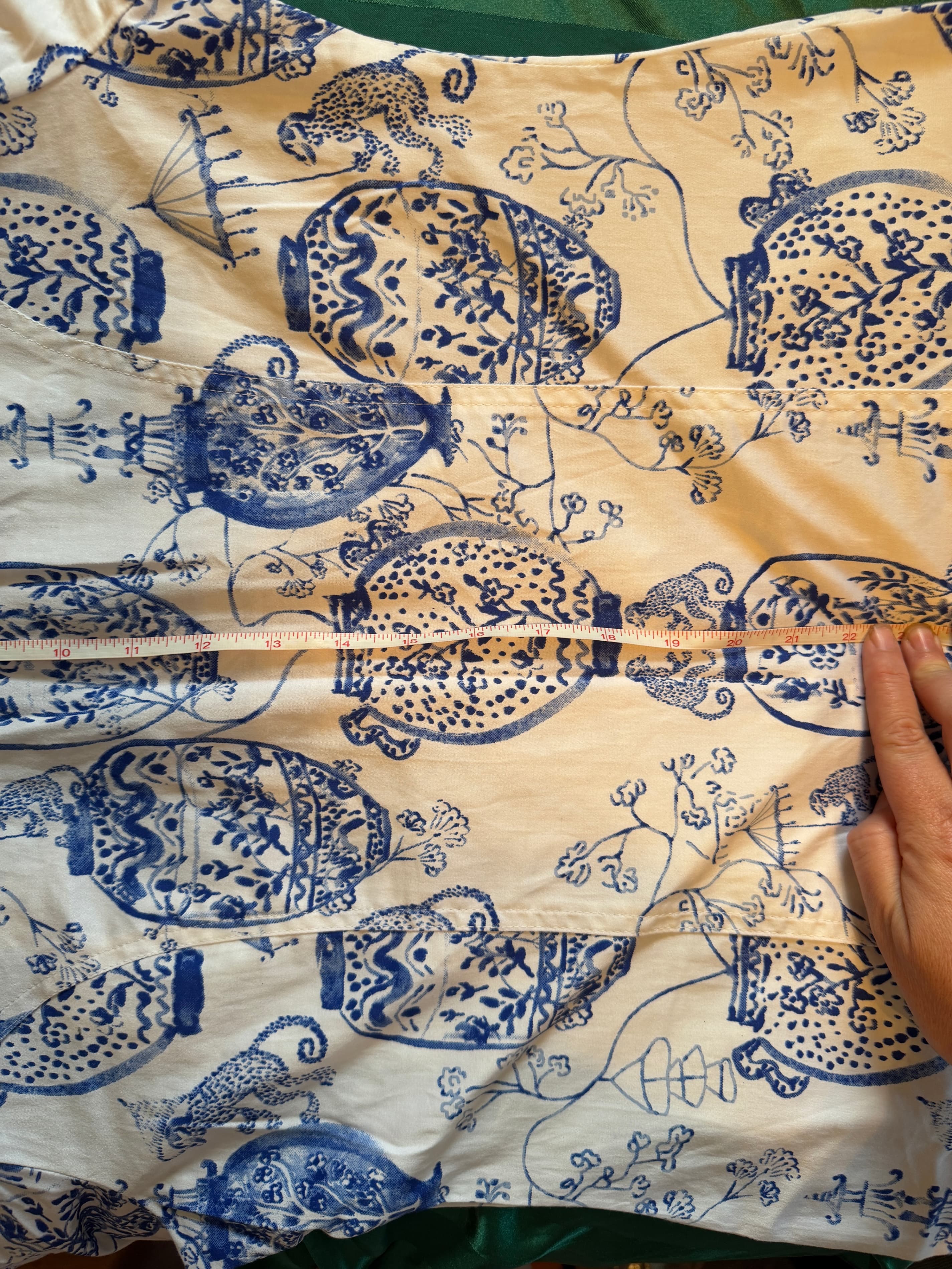 Dizzy Lizzie Chinoiserie Shirt Dress - Chinoiserie Print - Thumbnail 9