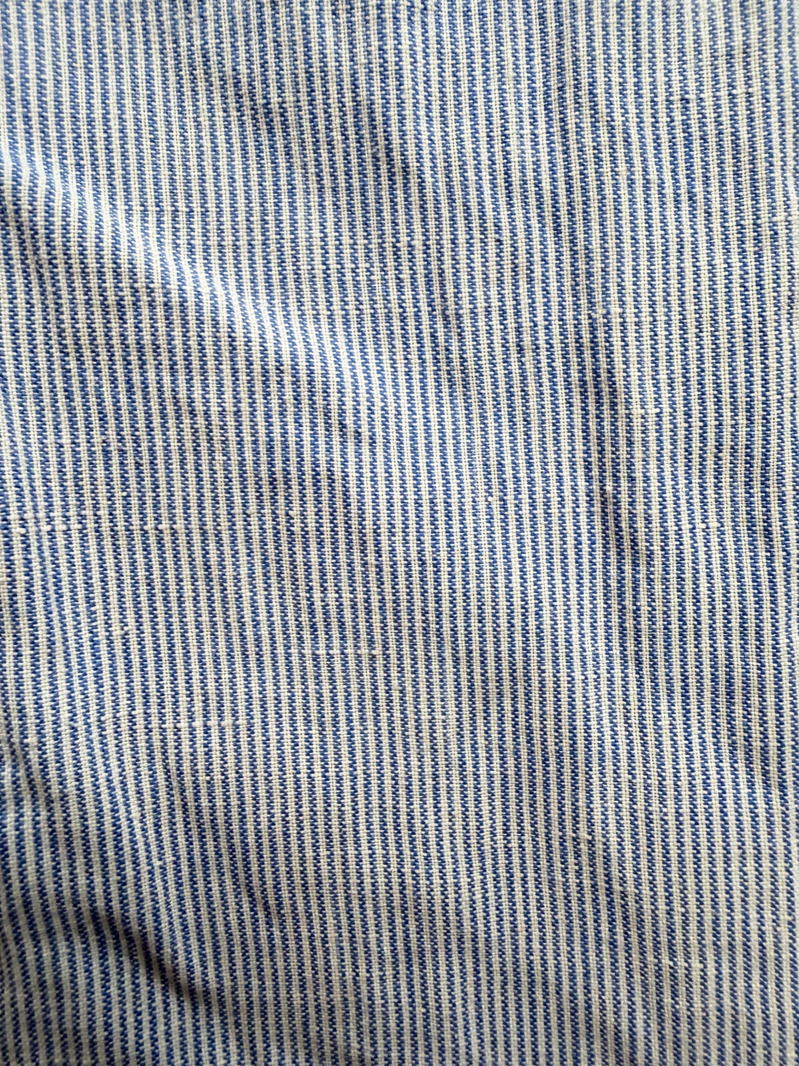 Vtg L.L. Bean Seersucker Trousers Mens 38x30 Blue White Stripe - Thumbnail 4