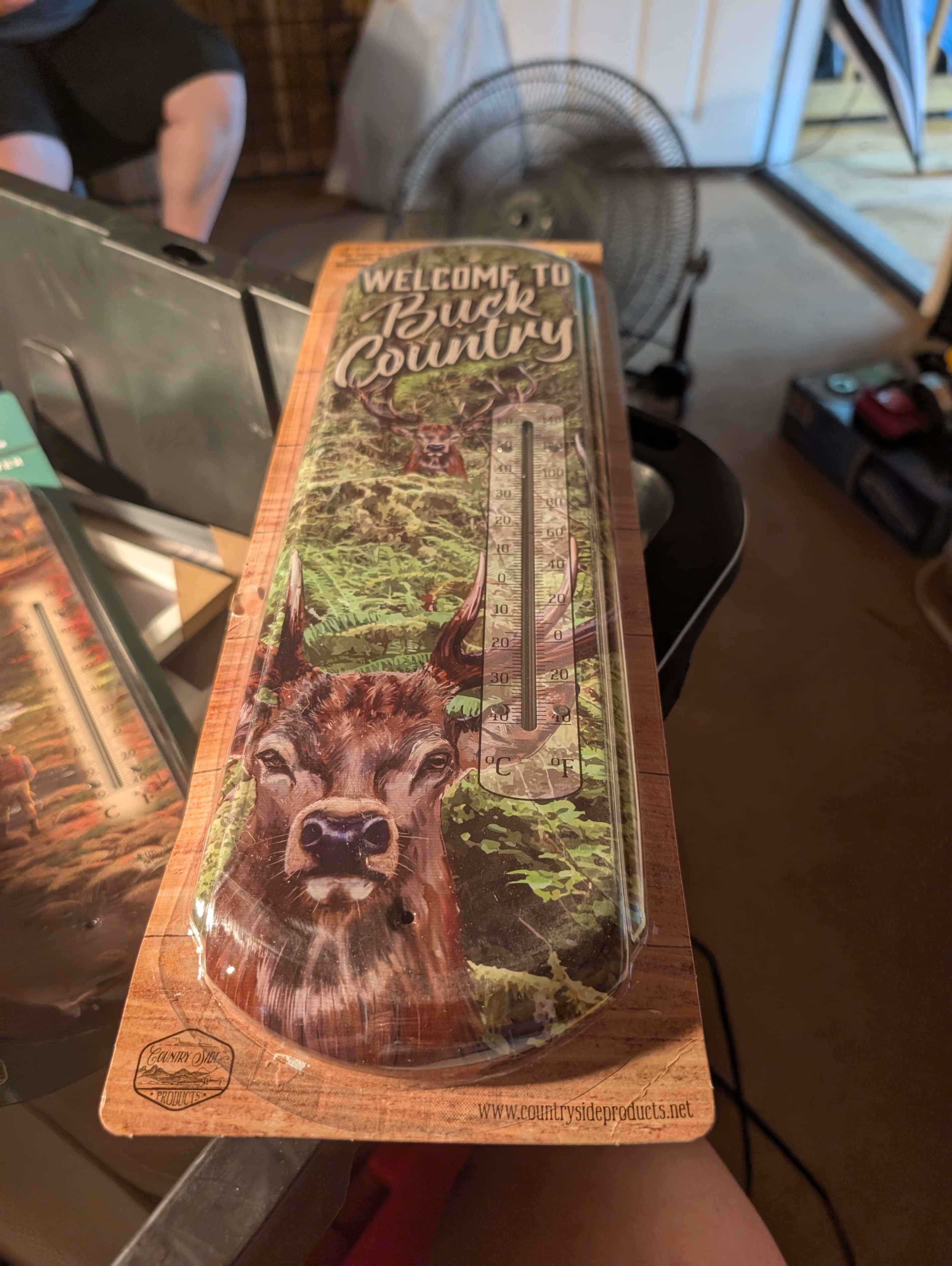 Countryside Products Metal Deer Thermometer - Thumbnail 2