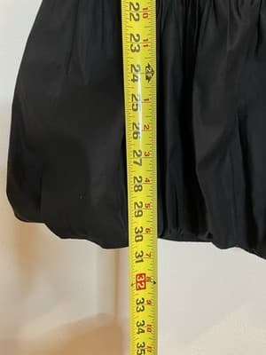 NWT Reformation Babette Dress Size 2 - Black Mini Halter w/ Bubble Hem $218 - Thumbnail 8