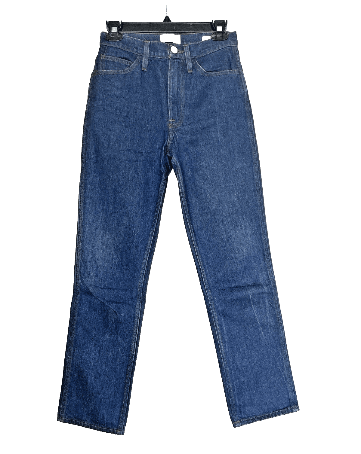 FRAME Denim Women's High Rise "Le Italien" True Straight Jean Vintage Blue Sz 24 - Thumbnail 3