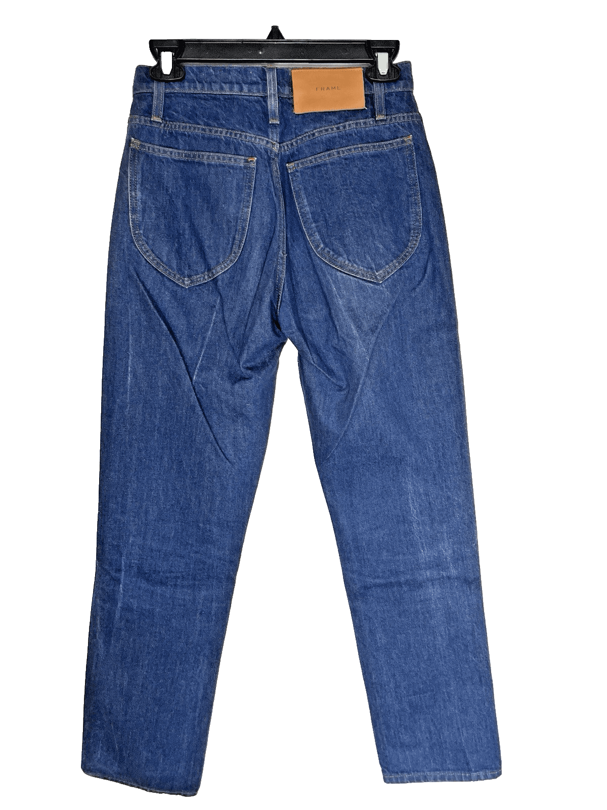 FRAME Denim Women's High Rise "Le Italien" True Straight Jean Vintage Blue Sz 24 - Thumbnail 5