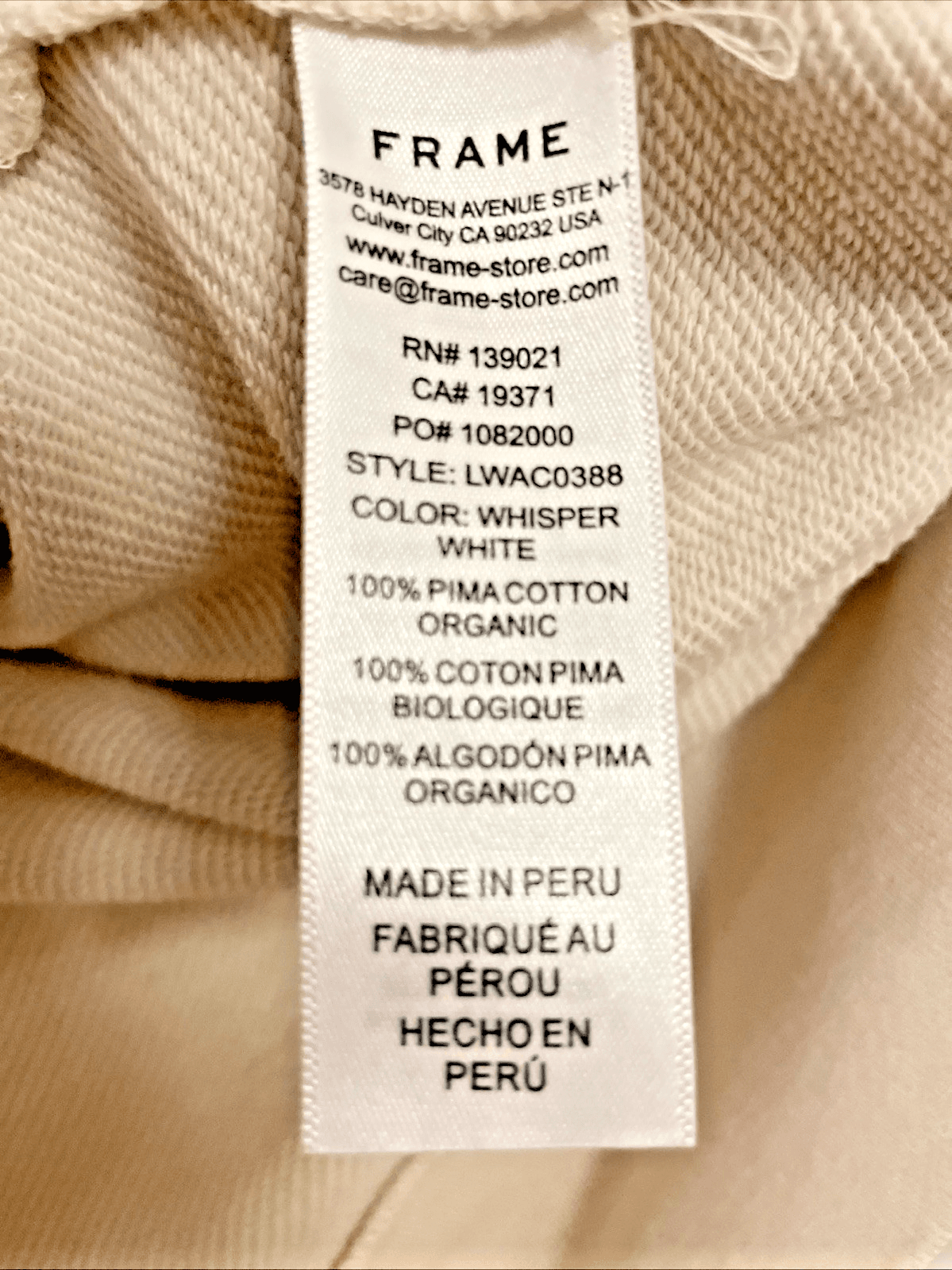FRAME "New York, Work & Play" Oversized Sweatshirt White X-Small $208 Retail - Thumbnail 8