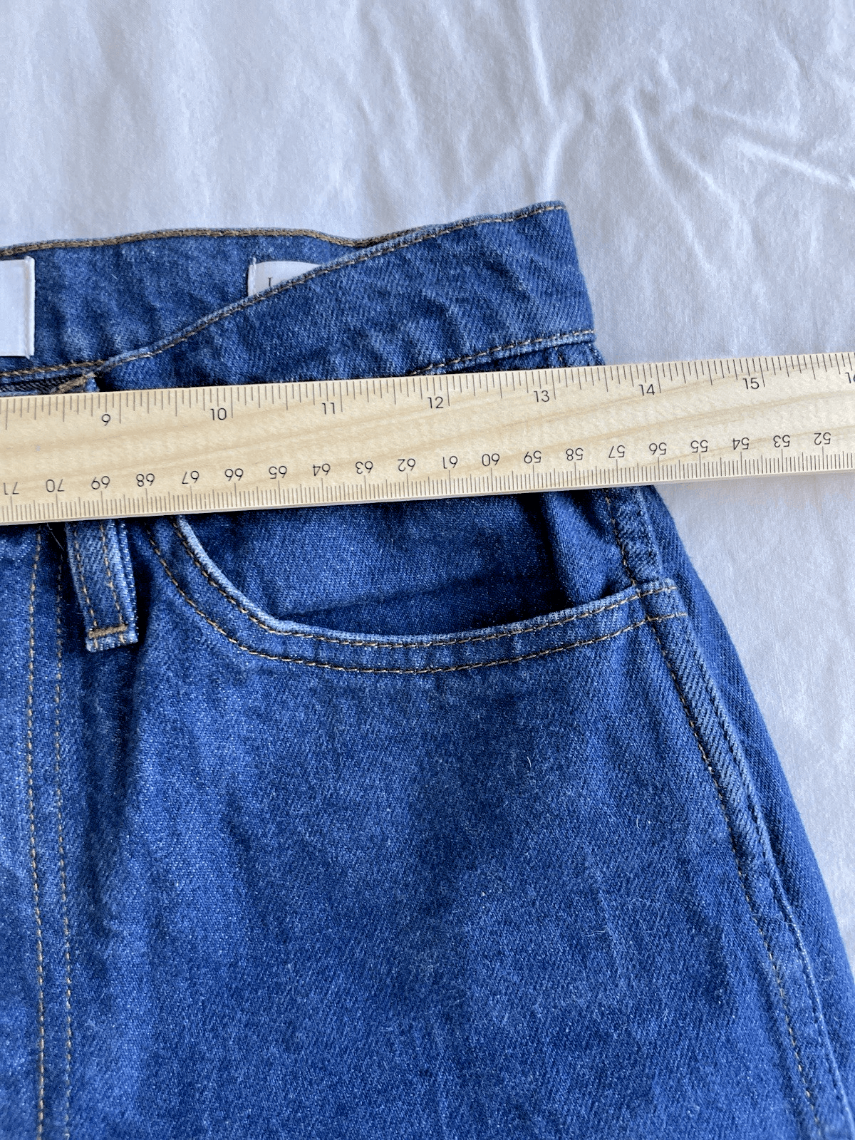 FRAME Denim Women's High Rise "Le Italien" True Straight Jean Vintage Blue Sz 24 - Thumbnail 13