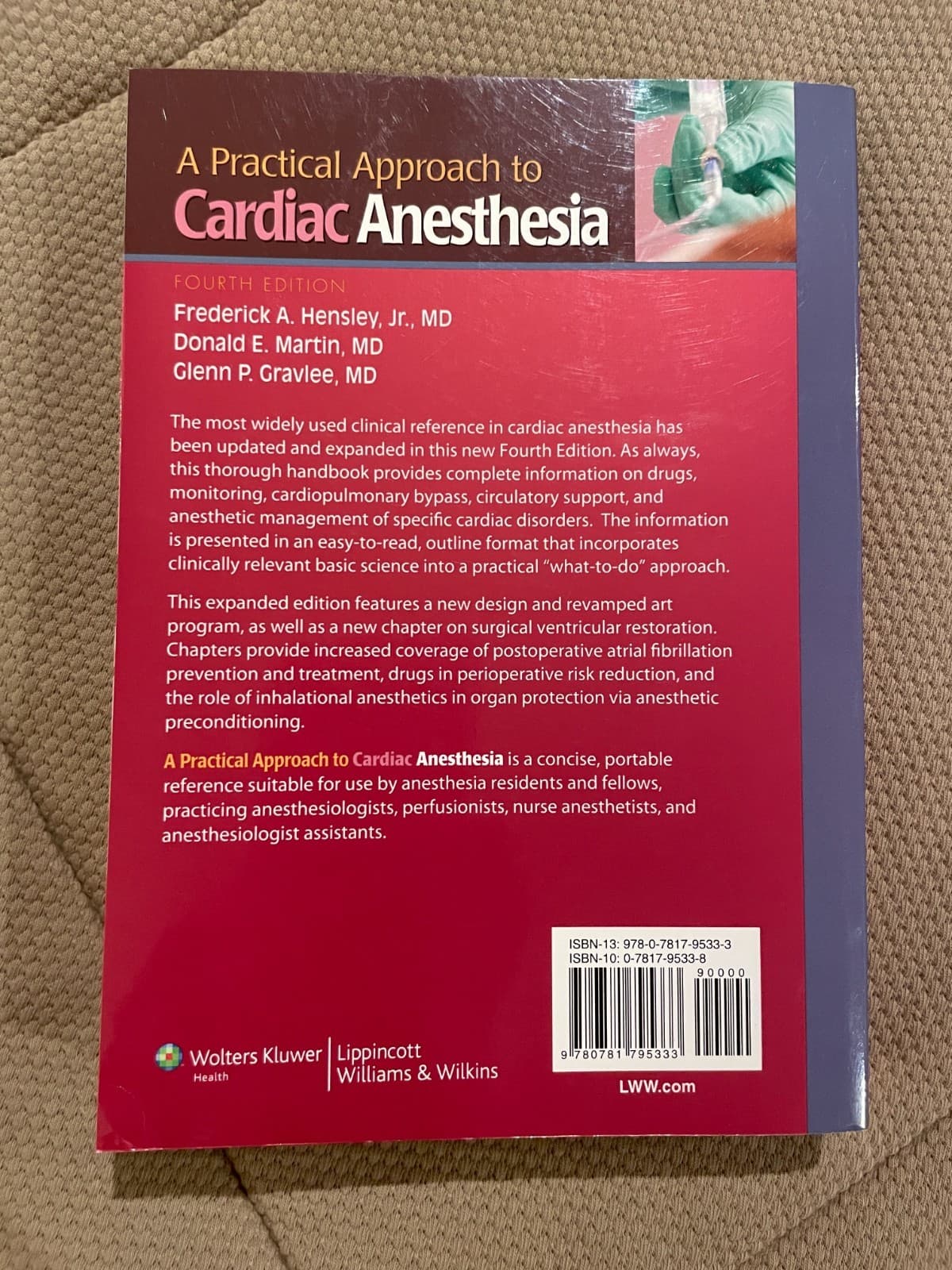 A Practical Approach to Cardiac Anesthesia, 4th Ed-Gravlee, Martin, Hensley, Jr. - Thumbnail 2