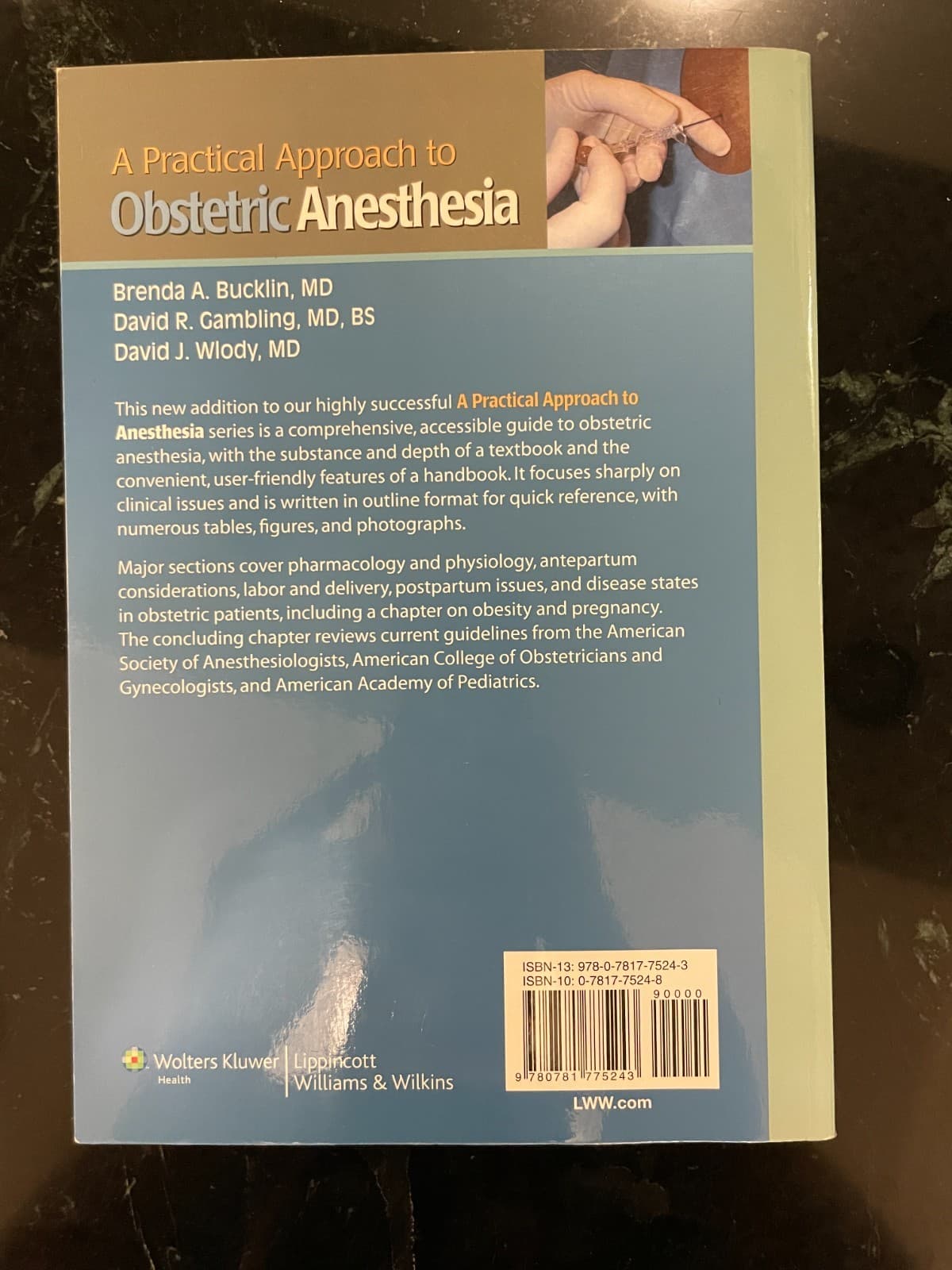 A Practical Approach to Obstetric Anesthesia by Brenda Bucklin - Thumbnail 3