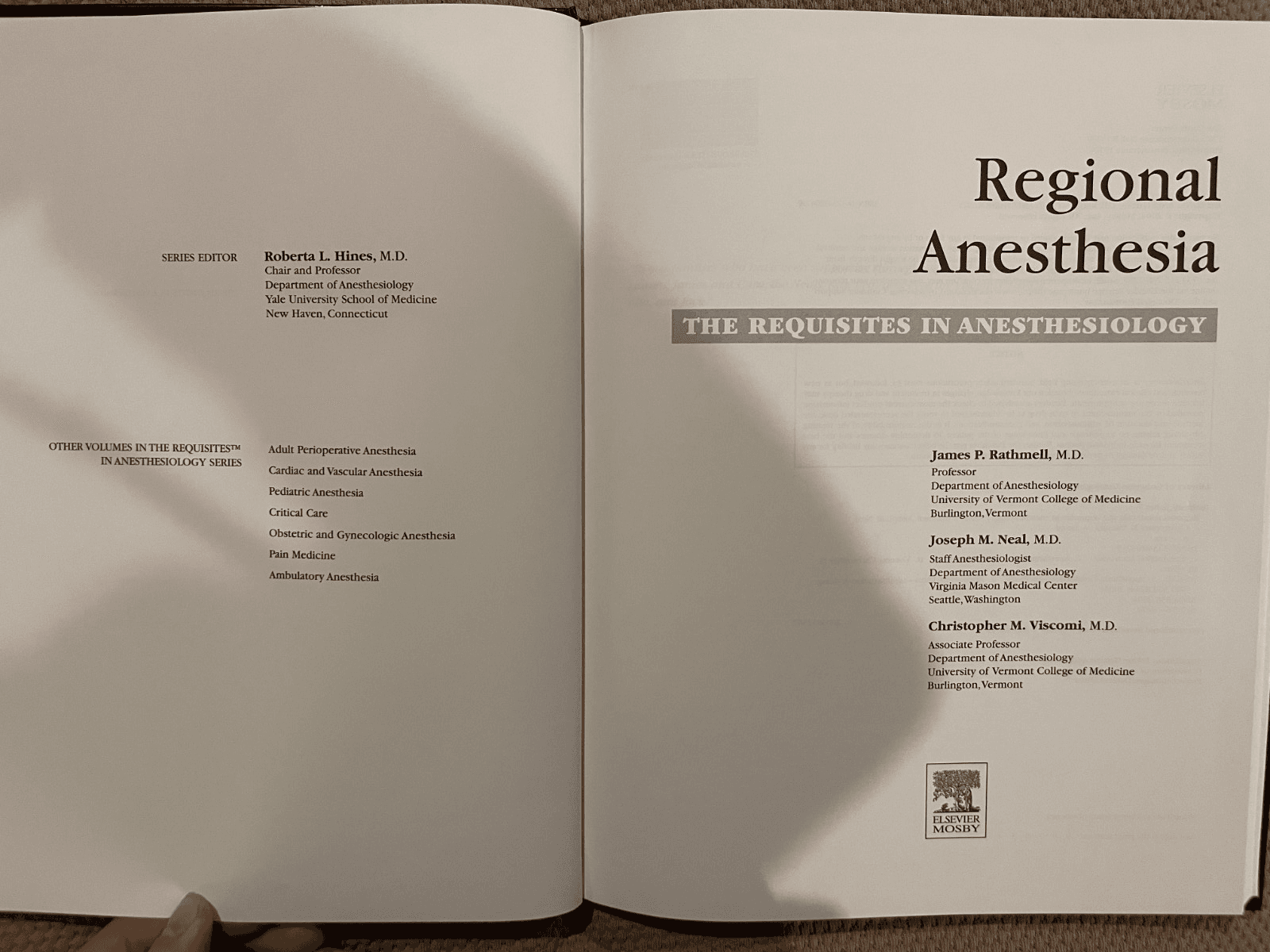 Regional Anesthesia: The Requisites In Anesthesiology- Rathmell, Neal, Viscomi - Thumbnail 3
