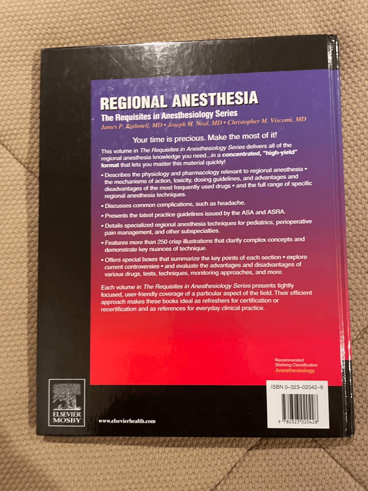 Regional Anesthesia: The Requisites In Anesthesiology- Rathmell, Neal, Viscomi - Thumbnail 4