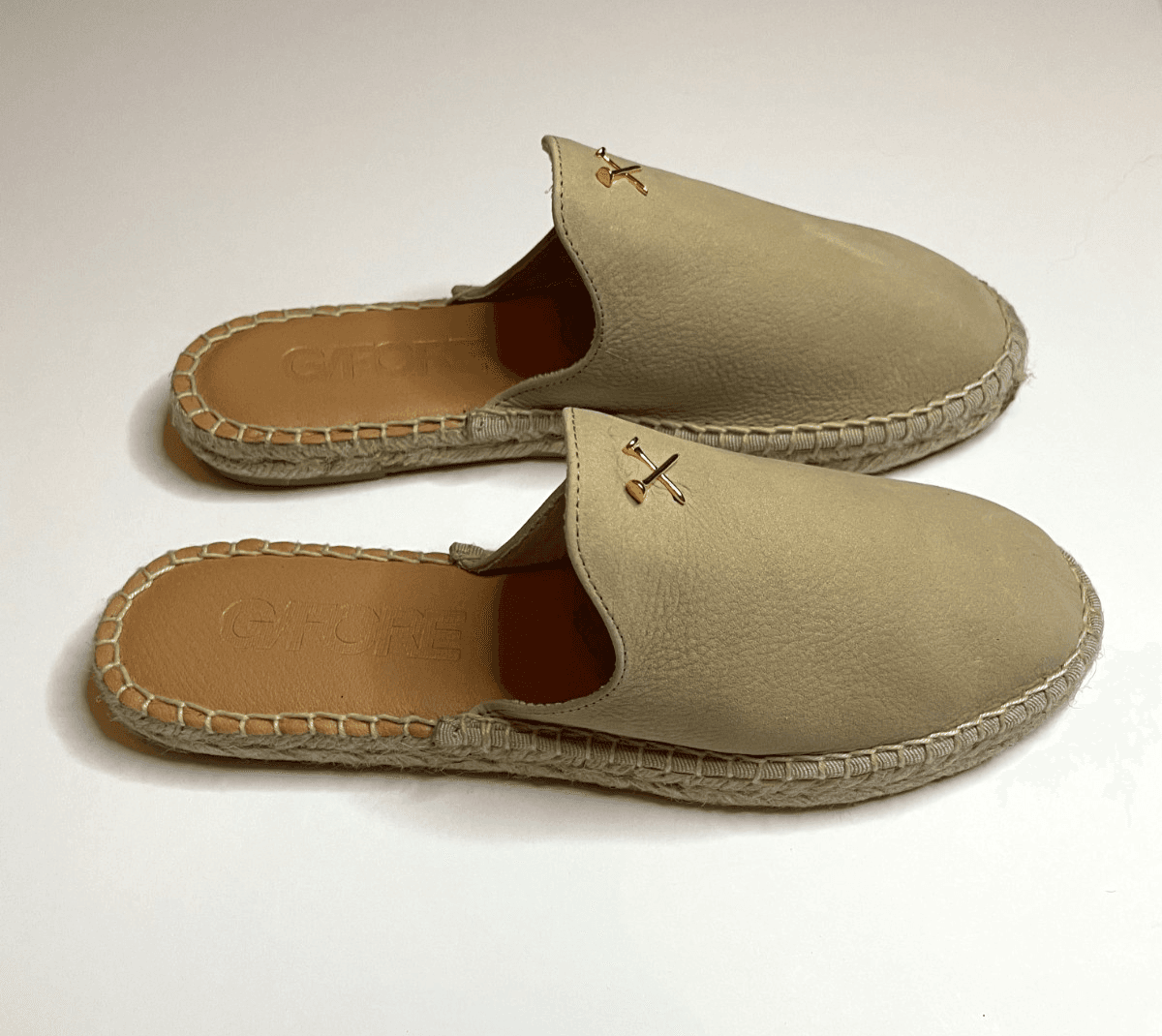 G/FORE Women's Nubuck Espadrille Golf Shoe Pumice Size 8 Spain New GLL000026 - Thumbnail 5