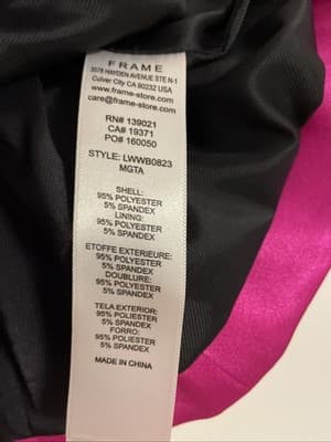 Frame Jeans Skirts Womens Size 2 Satin Mini Skirt Magenta Fuscia Pink - Thumbnail 6
