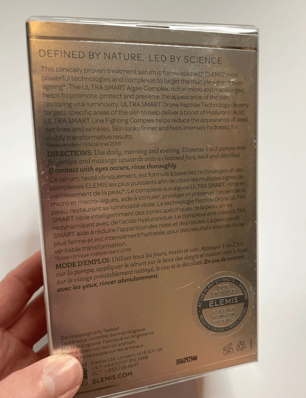ELEMIS ULTRA SMART Pro-Collagen Complex Serum 30ml Anti-Wrinkle - New in Box OOS - Thumbnail 3