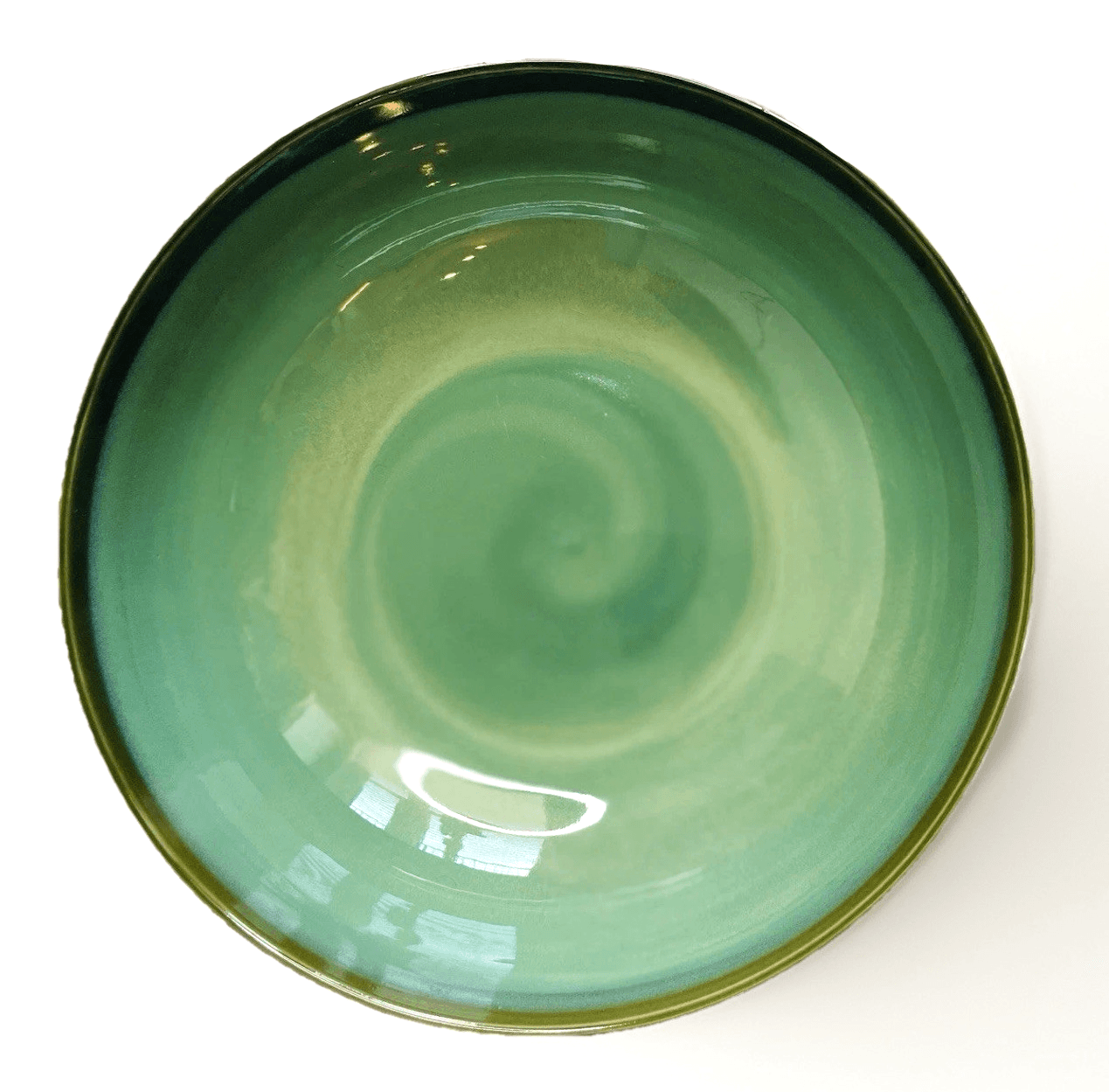 Sango China Nova Green Large Serving Bowl & Chop Plate Set Discontinued #4935 - Thumbnail 5