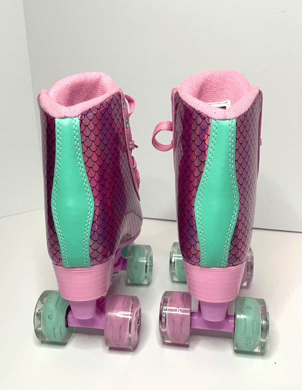 Girls Roller Skates Size 36 EU / 4 US - Nemone Sparkle Pink & Teal - Thumbnail 6