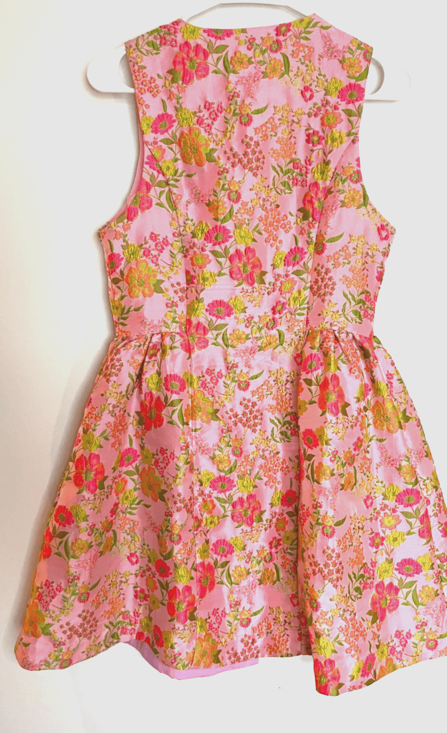 Entro Floral A-Line Mini Dress Embroidered Pink Women Size S NWT $74 MSRP - Thumbnail 8