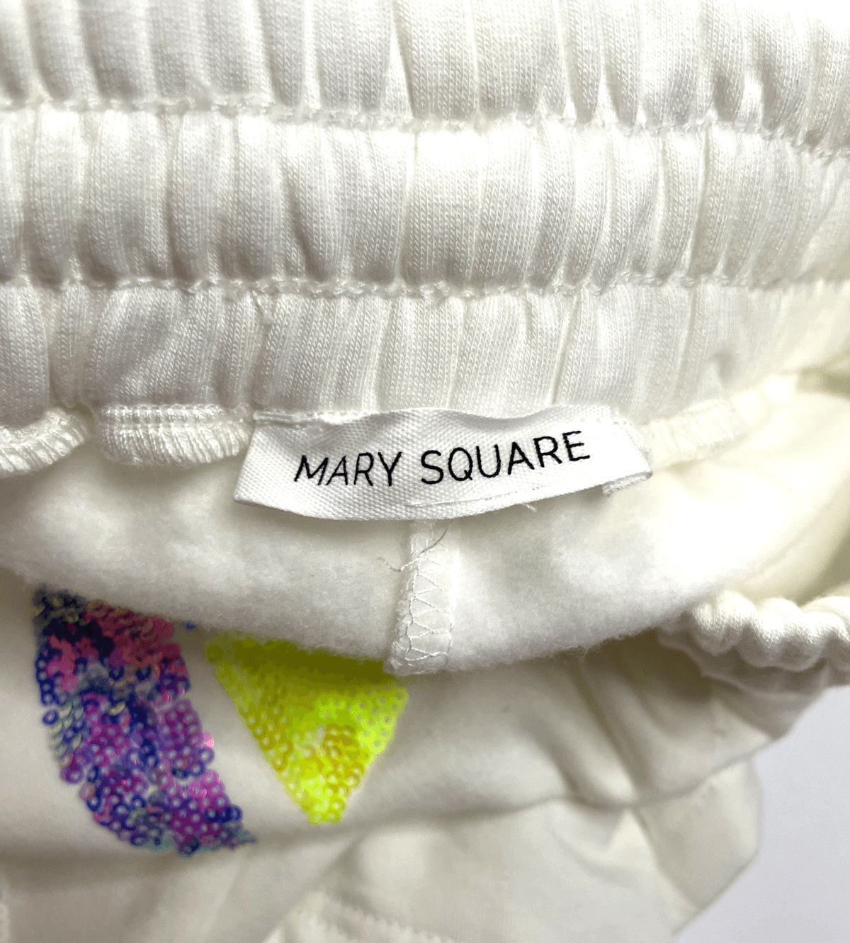 Mary Square 2-Piece Lounge Set White Sequin Sailboats Women Size XS $90 MSRP - Thumbnail 12