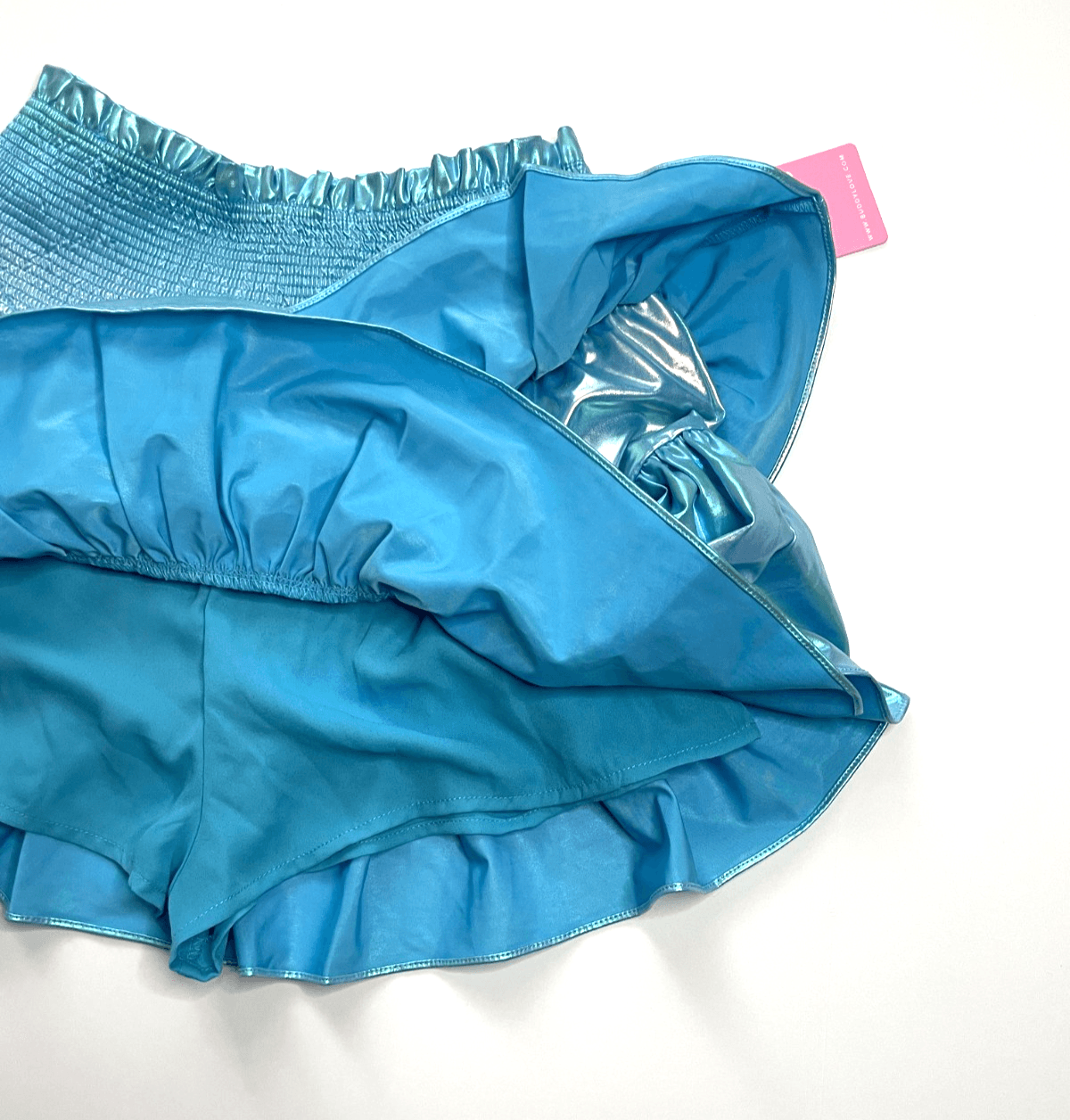 BuddyLove Girls Tween Skort Brookie Style Metallic Blue-Size TL Large-NWT! - Thumbnail 3