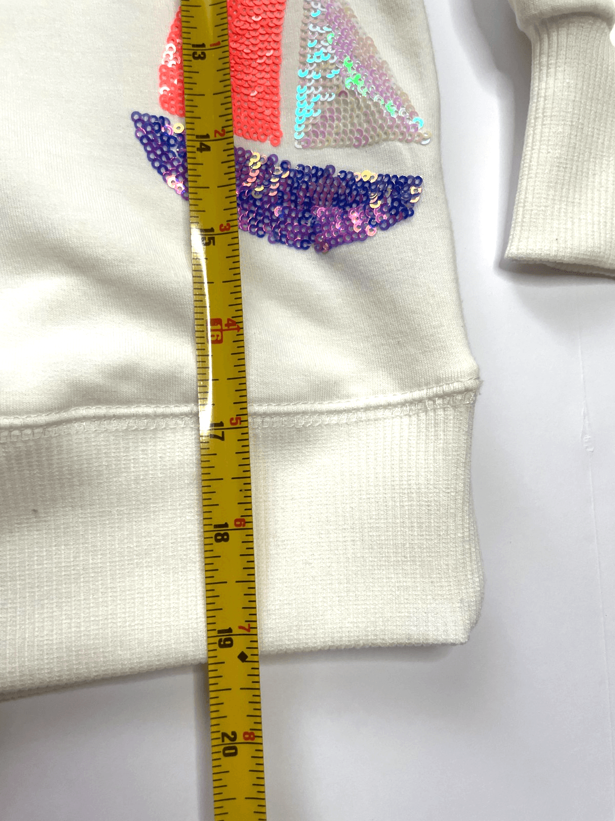 Mary Square 2-Piece Lounge Set White Sequin Sailboats Women Size XS $90 MSRP - Thumbnail 5