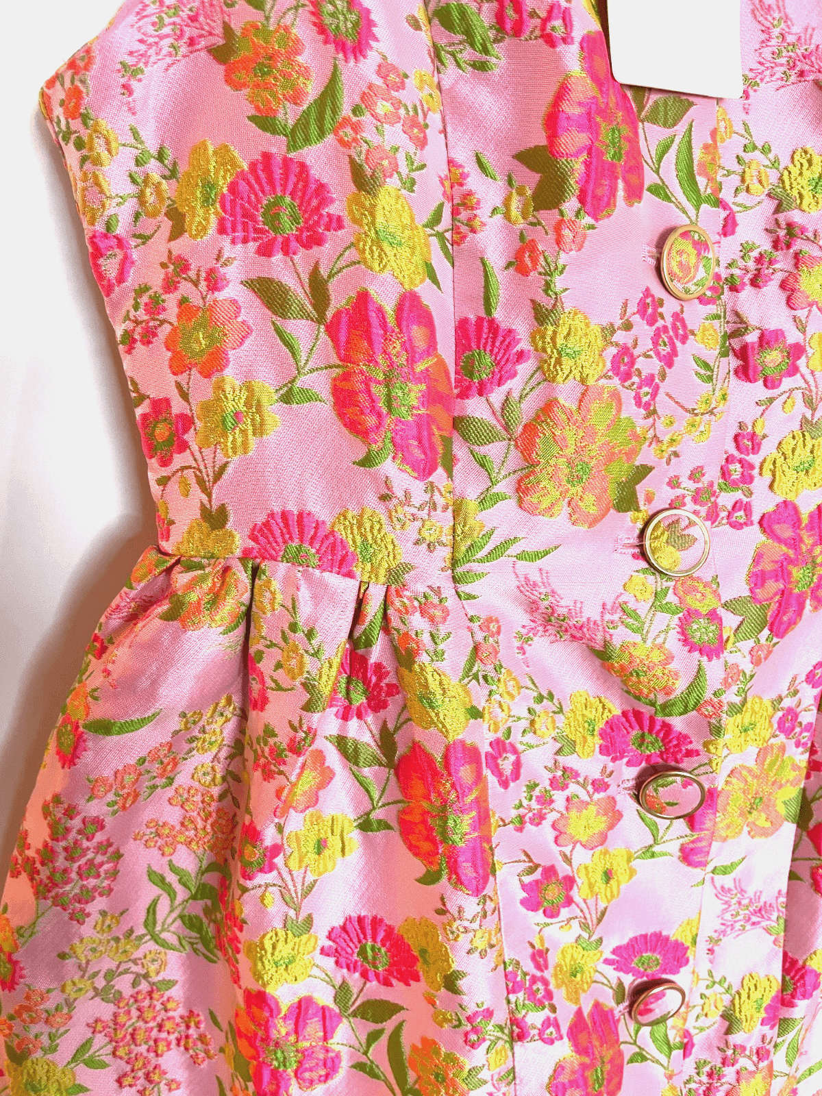 Entro Floral A-Line Mini Dress Embroidered Pink Women Size S NWT $74 MSRP - Thumbnail 9