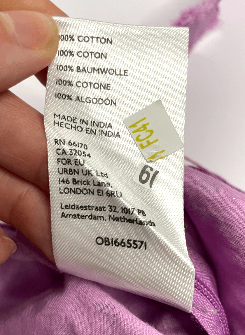 Urban Outfitters Women's Eyelet Front Lace Up Tank in Lavender Size Small NWT - Thumbnail 8
