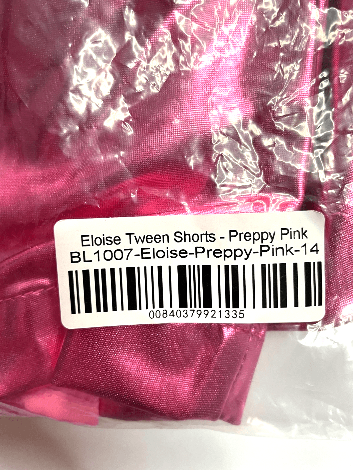 BuddyLove Girls Tween Shorts Pull-On Metallic Sparkle Preppy Pink Size TL Large - Thumbnail 9