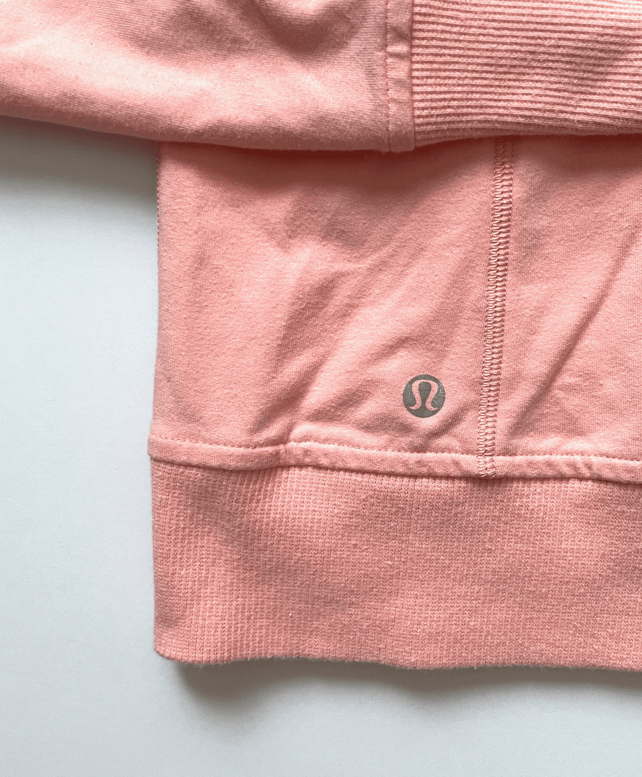 lululemon Women's Size 8 Rejuvinate Zip-Up Hoodie in Coral/Peach - Thumbnail 7